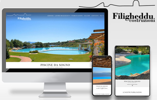 Realizzazione sito web e pubblicazione libri online - Filigheddu Costruzioni - Creative Web Studio