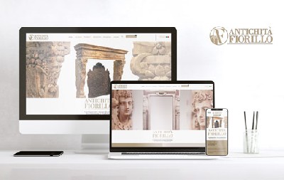 Realizzazione grafica sito web Antichità Fiorillo -  - Creative Web Studio - Web Agency