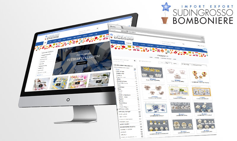 Realizzazione e-commerce e campagna web marketing SEO - Sud Ingrosso Bomboniere - Creative Web Studio